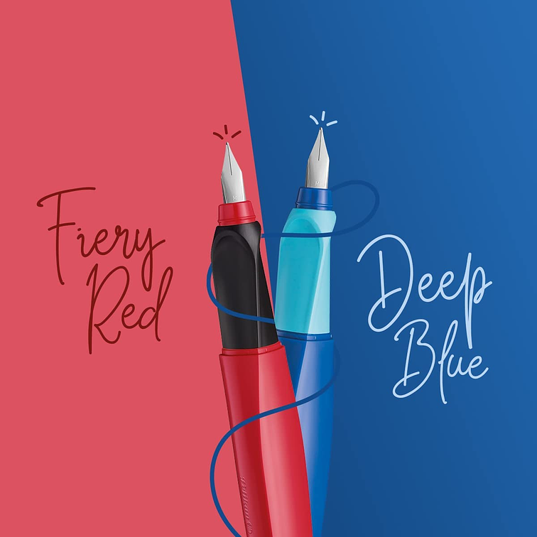 Pelikan Twist Rojo o Azul