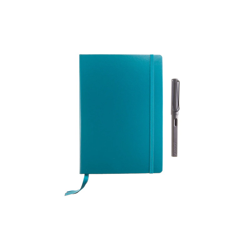 Leuchtturm - Libreta Mediana Tapa Dura Punteada - Pacific Green