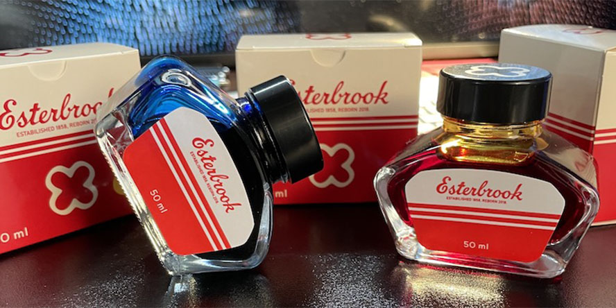 Tinta Esterbrook con brillo