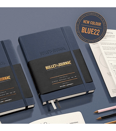 Leuchtturm - Libreta Mediana Bullet Journal 2 Edition - Blue 