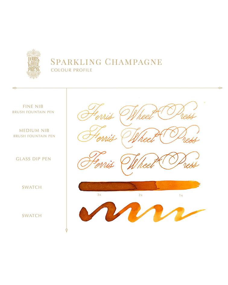 Ferris Wheel Press - Tinta 38 ml - Sparkling Champagne 