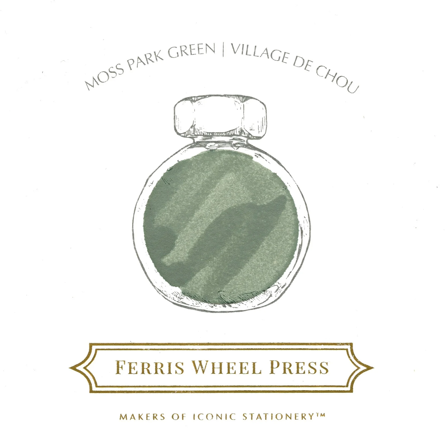 Ferris Wheel Press - Tinta 38 ml -  Moss Park Green  3