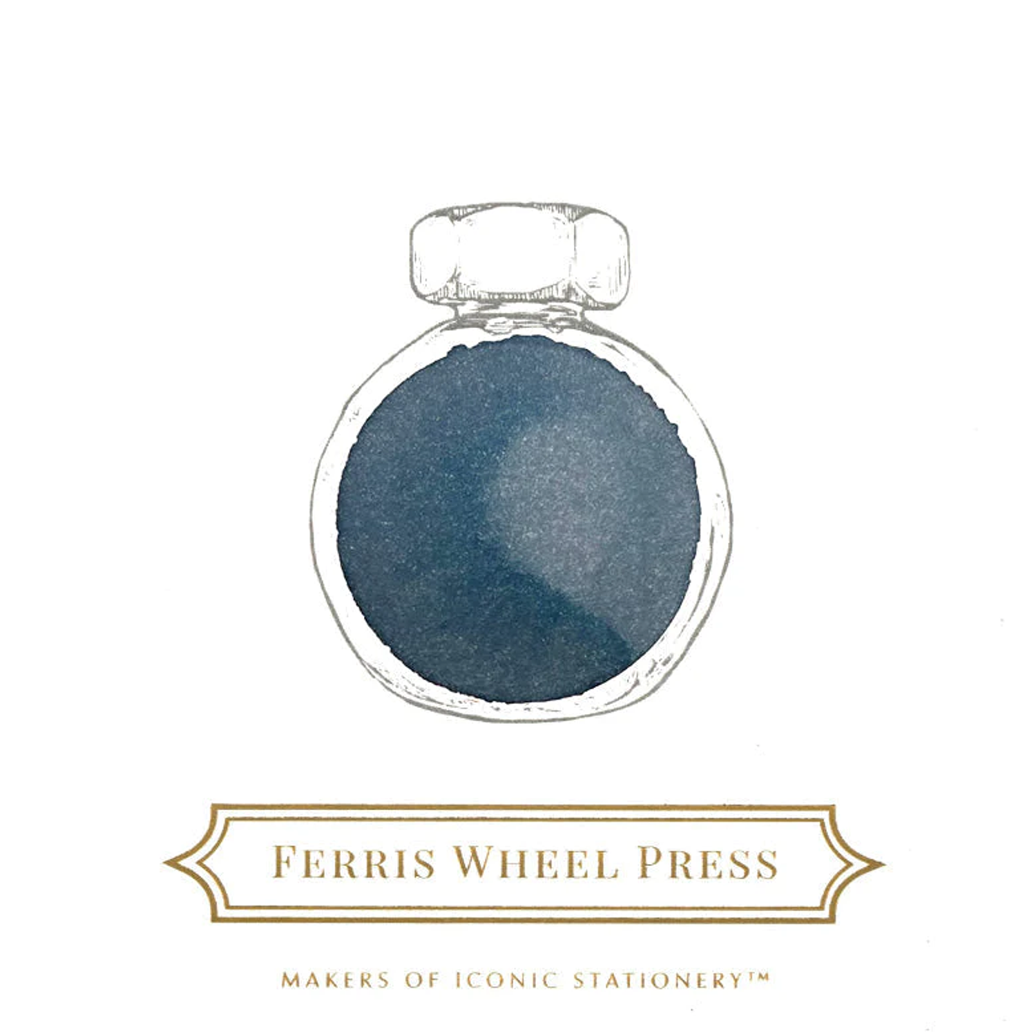 Ferris Wheel Press - Tinta 38 ml - Storied Blue 2