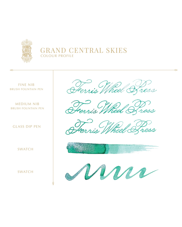 Ferris Wheel Press - Tinta 38 ml - Grand Central Skies