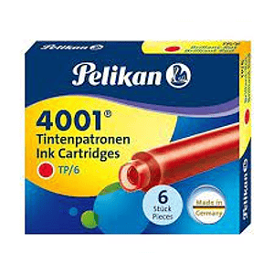 Pelikan - Cartucho pequeño 6 un - Red 
