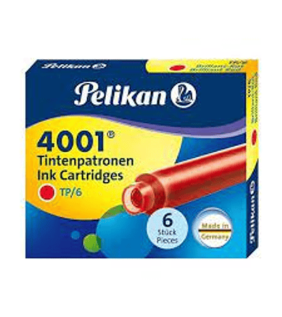 Pelikan - Cartucho pequeño 6 un - Red 