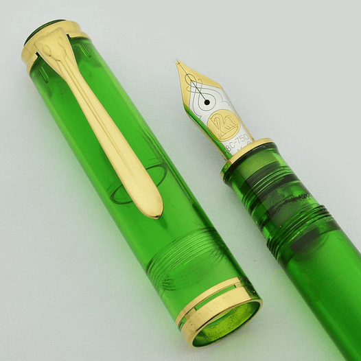 Souverän M800 Green Demonstrator - Oro 18K 2