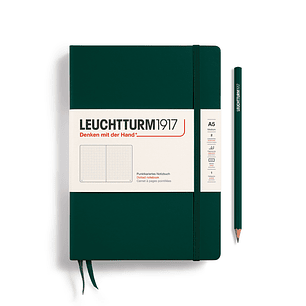 Leuchtturm1917 A5 Forest Green - puntos