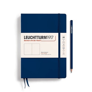 Leuchtturm - Libreta Mediana Tapa Dura Composición - Navy