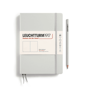 Leuchtturm - Libreta Mediana Tapa Dura Croquis - Gris Claro 