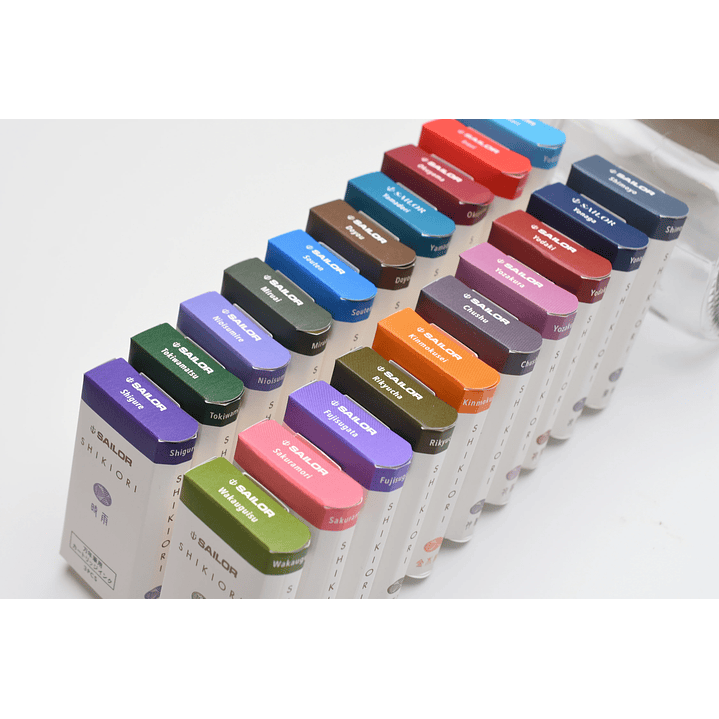 Sailor - Tinta Shikiori Ink Cartridges - Limitado 6