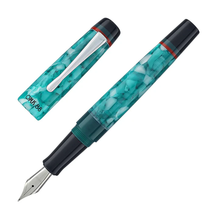 Pluma Estilográfica Opus 88 – Minty Blue Flex (Edición Especial) 2