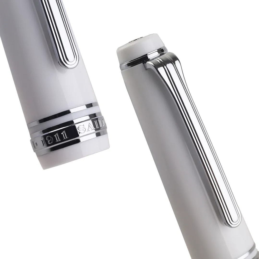 Sailor - PG Slim Sapporo Silver Trim - White 6