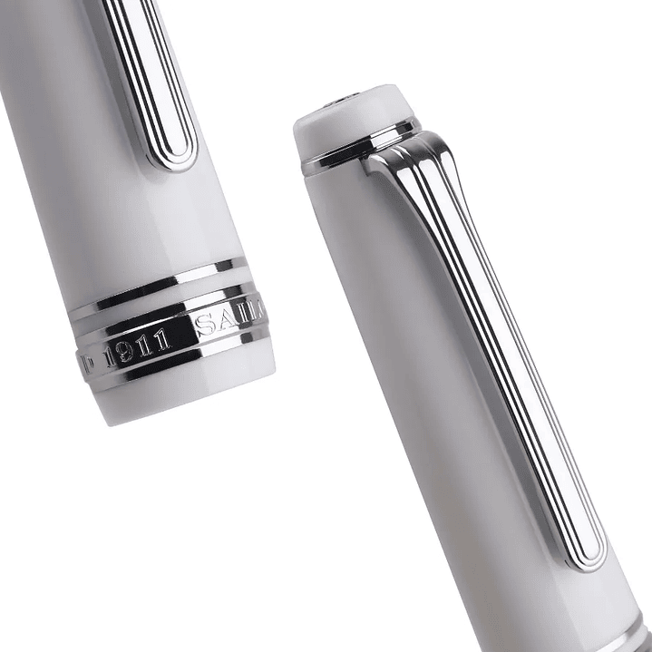 Sailor - PG Slim Sapporo Silver Trim - White 6