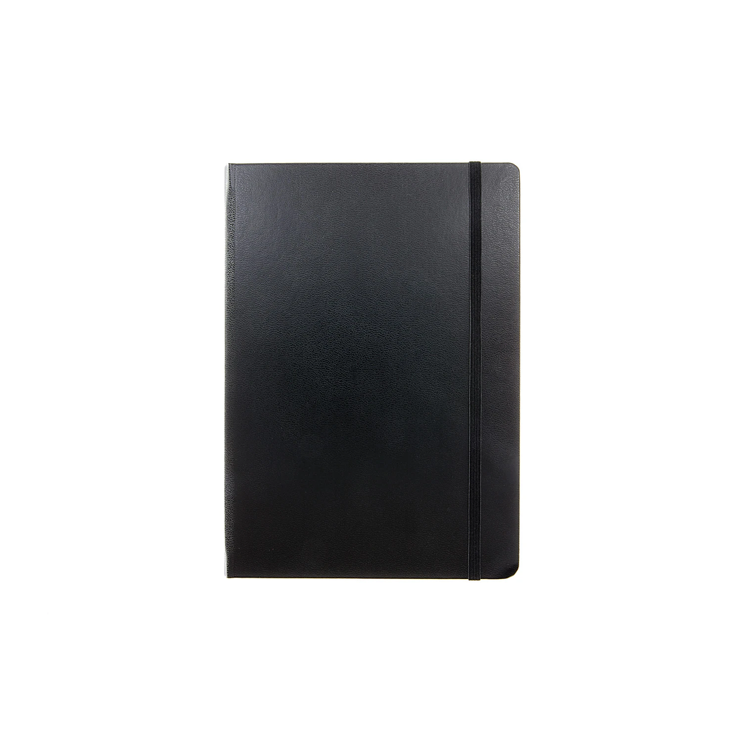 Leuchtturm - Libreta Mediana Tapa Dura Líneas - Negra 1