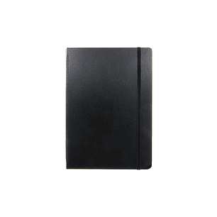 Leuchtturm - Libreta Mediana Tapa Dura Líneas - Negra