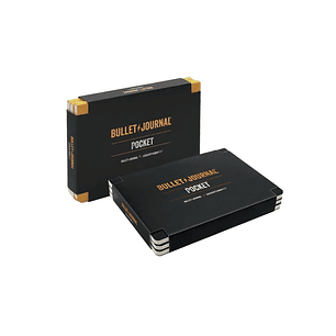 Pack de 3 Libretas Leuchtturm1917 Bullet Journal Pocket – Amarillo & Negro