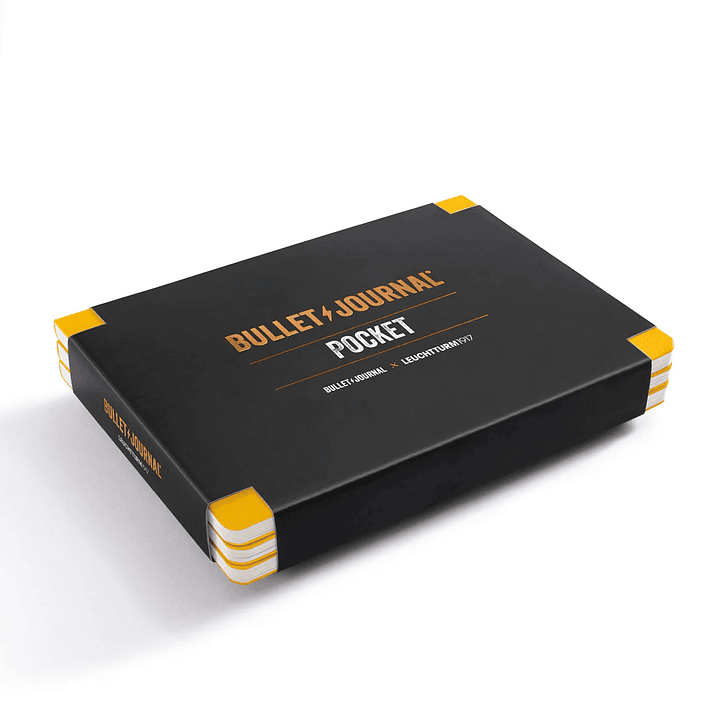 Pack de 3 Libretas Leuchtturm1917 Bullet Journal Pocket – Amarillo & Negro 2