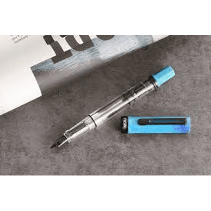TWSBI ECO Cosmos Blue with Onyx – Pluma Fuente 3