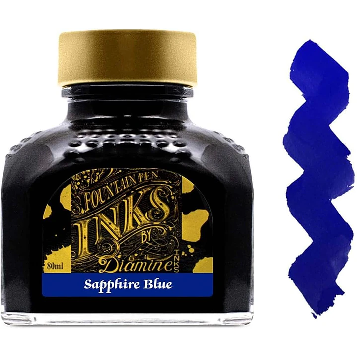 Diamine - 80 ml Regular - Sapphire Bue 1