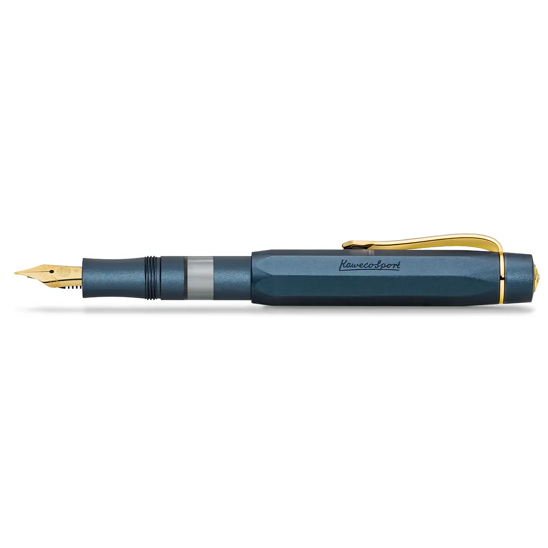 Kaweco Piston Sport AL Navy / Gold 1