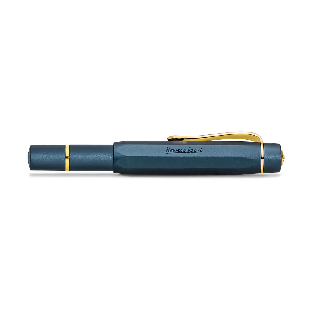 Kaweco Piston Sport AL Navy / Gold 4
