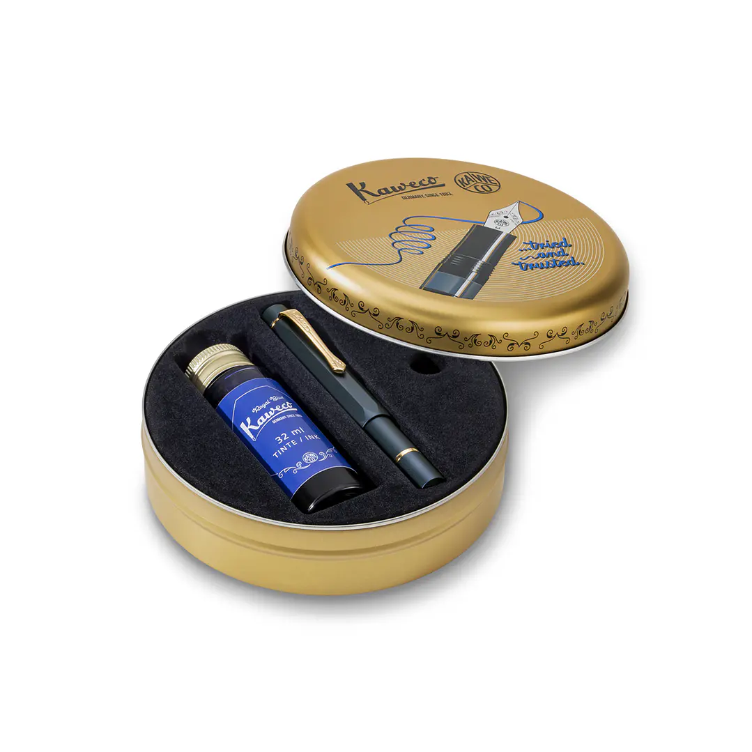 Kaweco Piston Sport AL Navy / Gold 7