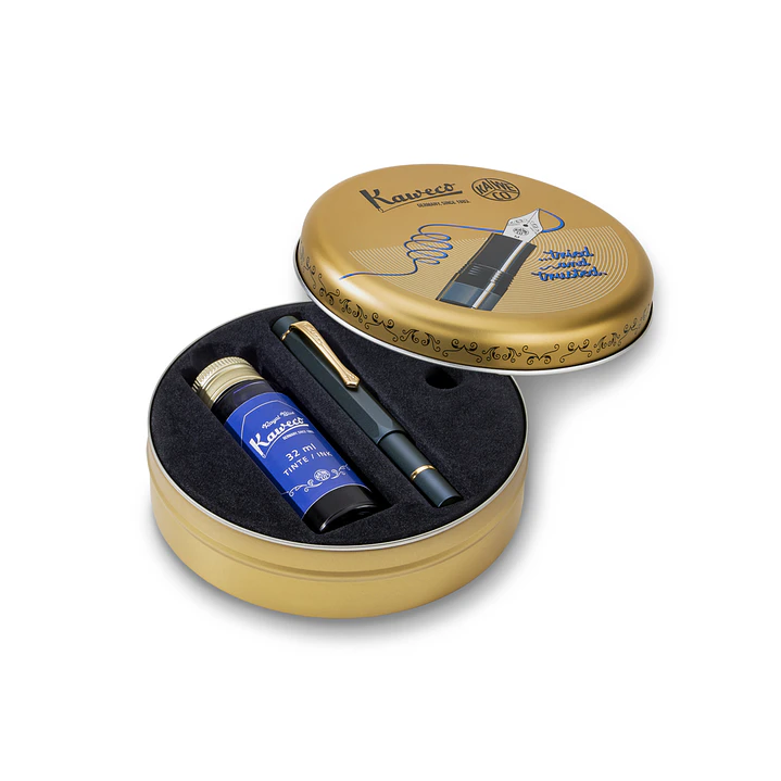 Kaweco Piston Sport AL Navy / Gold 7