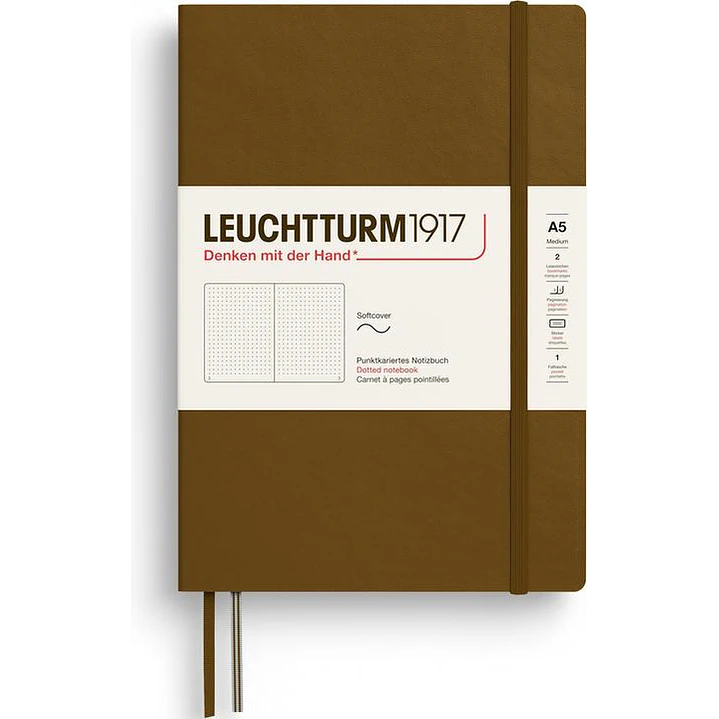 Leuchtturm - Libreta Mediana Tapa Dura - Spice Brown  1