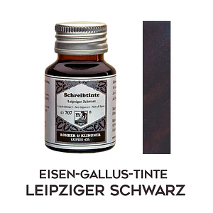R&K - 50 ml Schreibtinte - Leipziger Schwarz