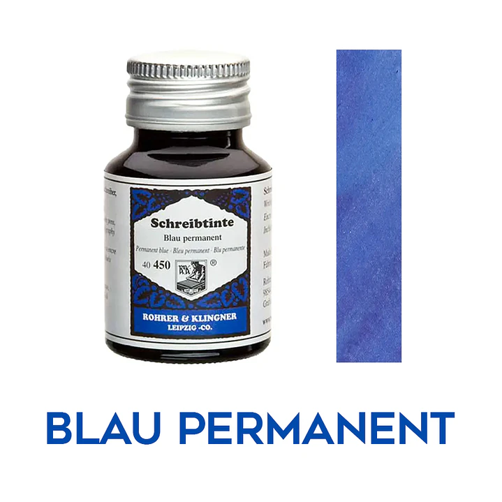 R&K - 50 ml Schreibtinte - Blau permanent 1