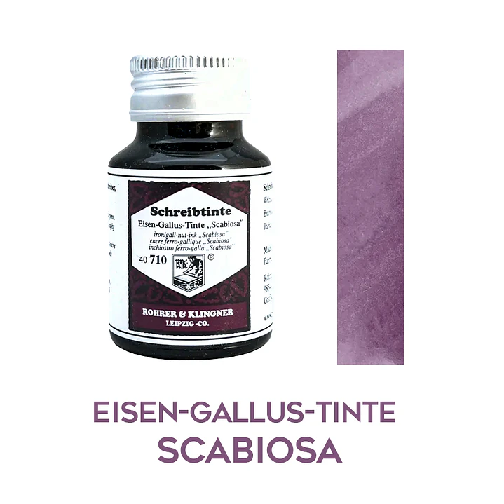 R&K - 50 ml Schreibtinte - Eisen-Gallus-Tinte Scabiosa 1