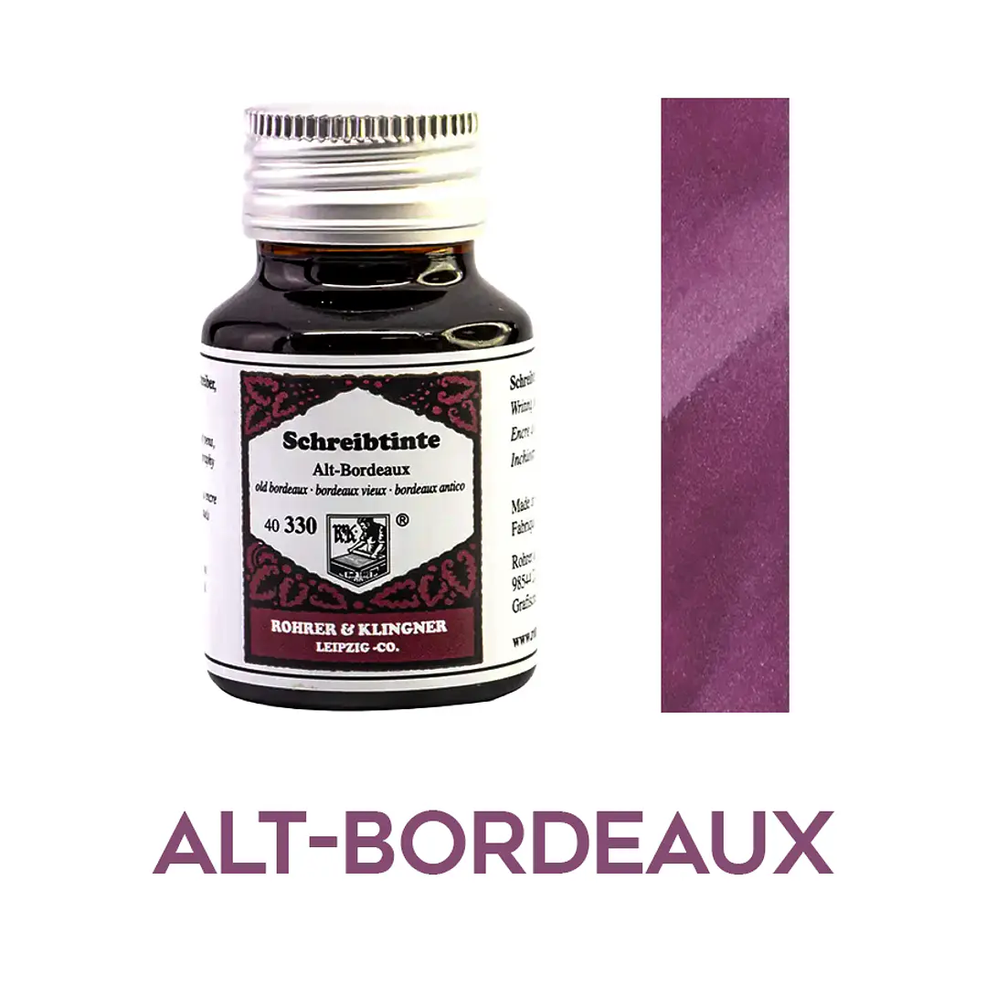R&K - 50 ml Schreibtinte - Alt-Bordeaux 1