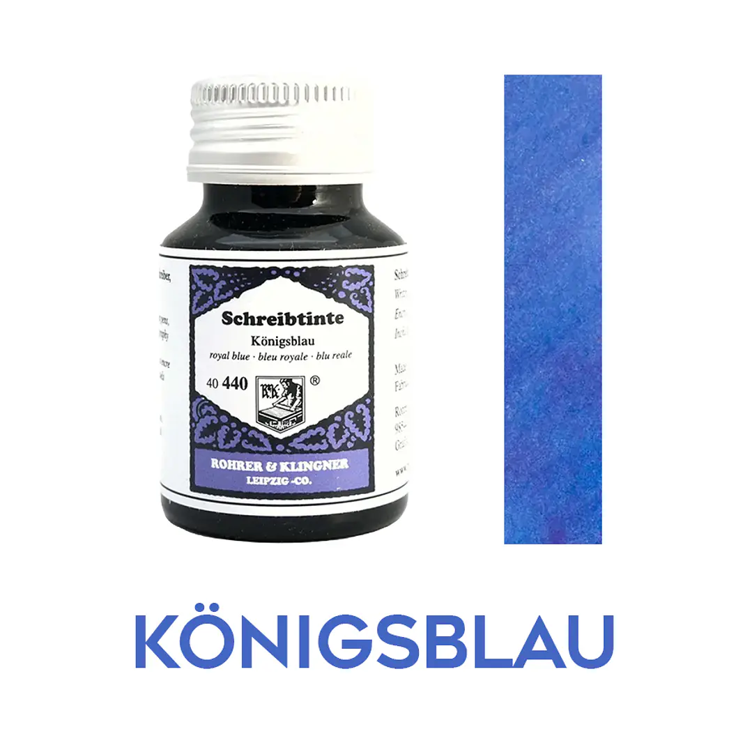 R&K - 50 ml Schreibtinte - Königsblau 1