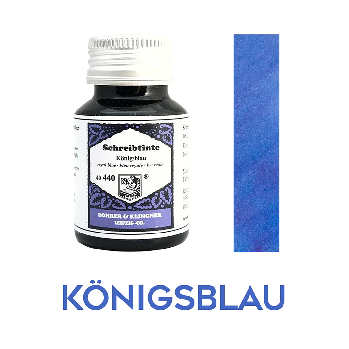 R&K - 50 ml Schreibtinte - Königsblau 1