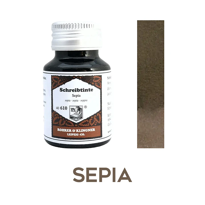 R&K - 50 ml Schreibtinte - Sepia 1