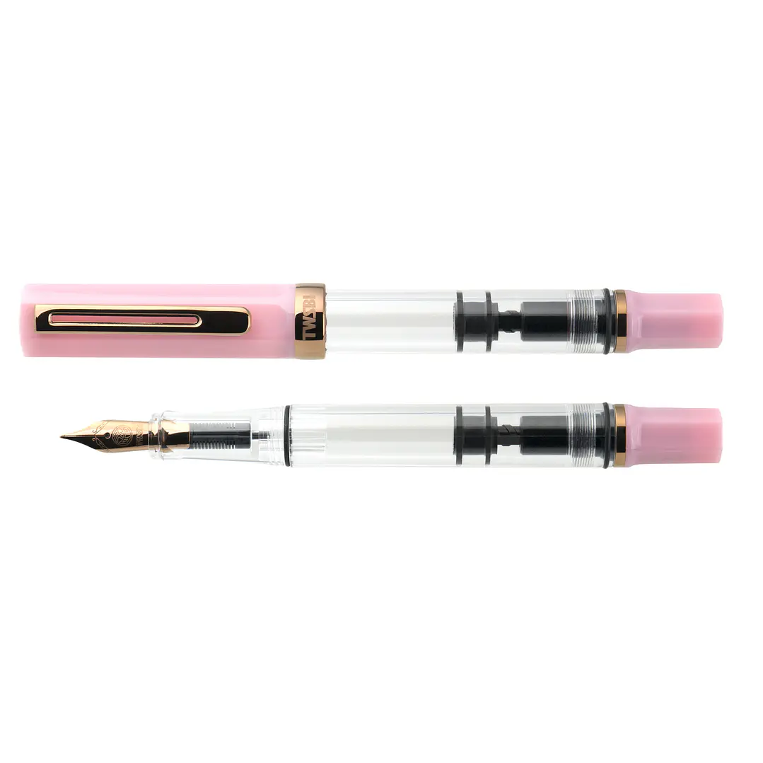 TWSBI ECO Pink Lemonade with Bronze – Pluma Fuente 1