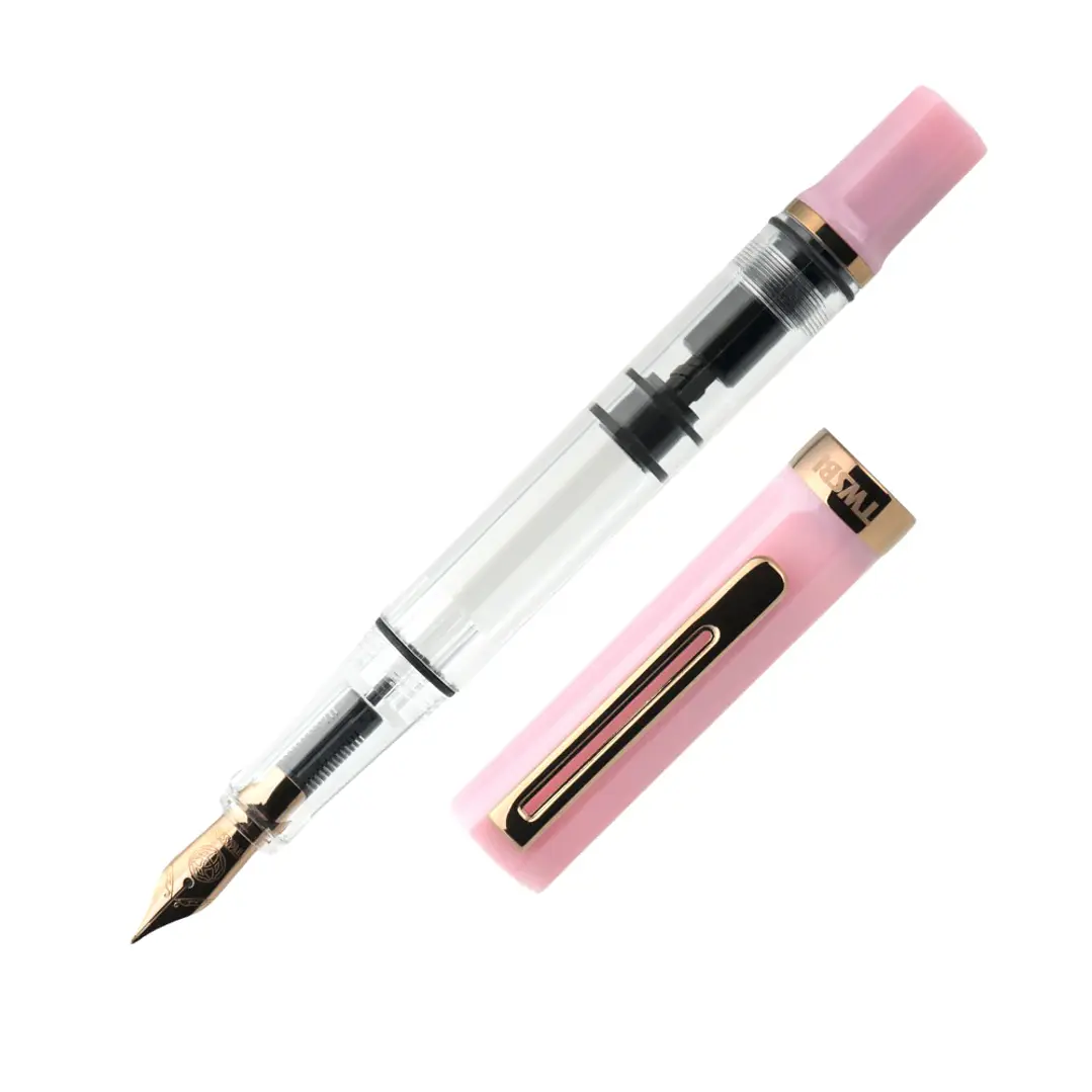 TWSBI ECO Pink Lemonade with Bronze – Pluma Fuente 2