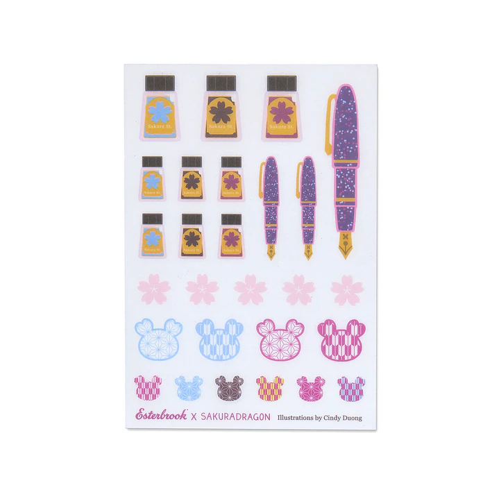 Set de Papelería Esterbrook Sakura Street 2