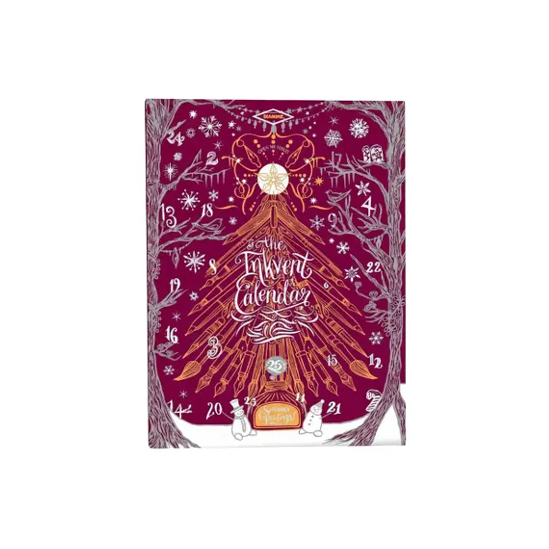 Diamine Inkvent Calendar 2026 Burgundy Edition – Calendario de Adviento de Tintas 1