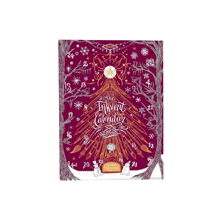 Diamine Inkvent Calendar 2026 Burgundy Edition – Calendario de Adviento de Tintas 1