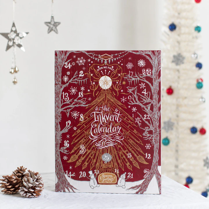 Diamine Inkvent Calendar 2026 Burgundy Edition – Calendario de Adviento de Tintas 3