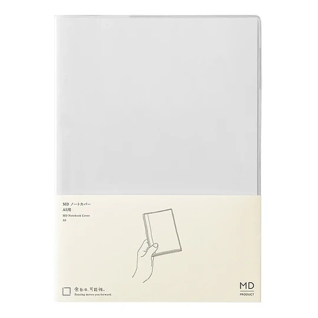 MD Clear Cover – Cubierta transparente para cuaderno Midori MD 1