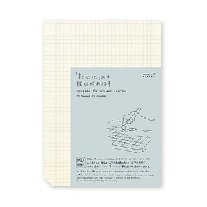 Midori MD Paper Pad A5 Cuadriculado – Bloc de notas japonés