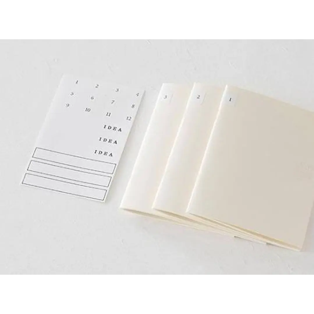 Midori MD Notebook Light A5 Liso – Pack de 3 cuadernos 3