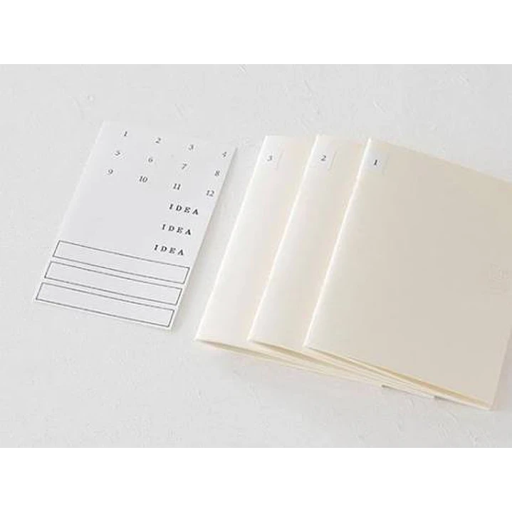 Midori MD Notebook Light A5 Liso – Pack de 3 cuadernos 3