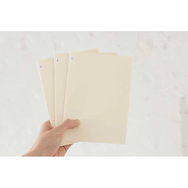 Midori MD Notebook Light A5 Liso – Pack de 3 cuadernos 1