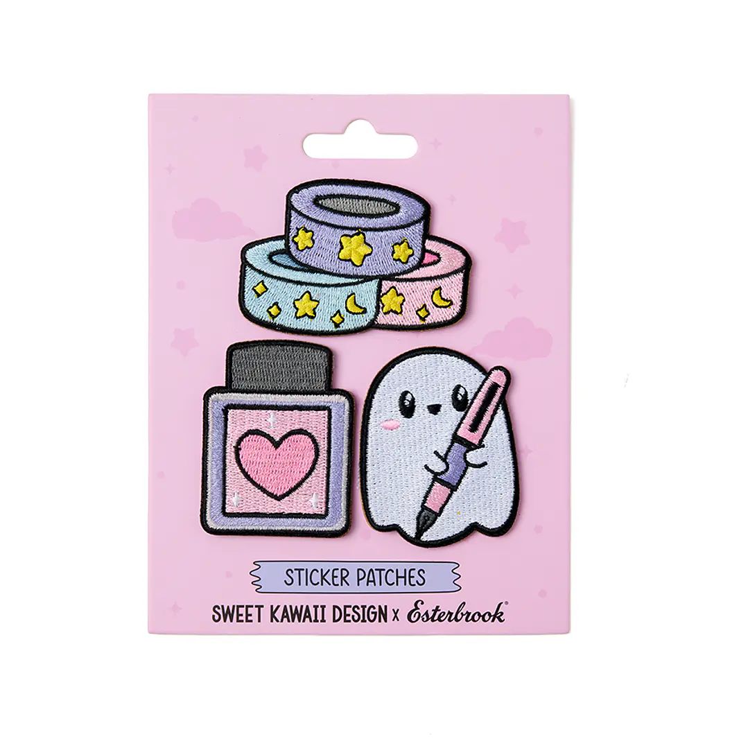 Parches adhesivos Esterbrook x Sweet Kawaii Design Pastel Halloween — Set de 3 1