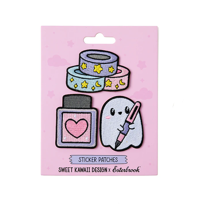 Parches adhesivos Esterbrook x Sweet Kawaii Design Pastel Halloween — Set de 3 1