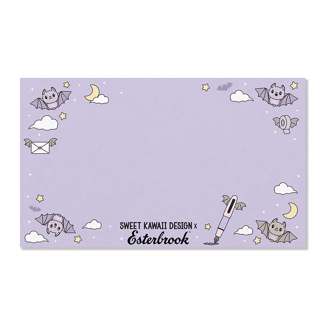 Papel secante Esterbrook x Sweet Kawaii Design Pastel Halloween — Set de 5 hojas 3
